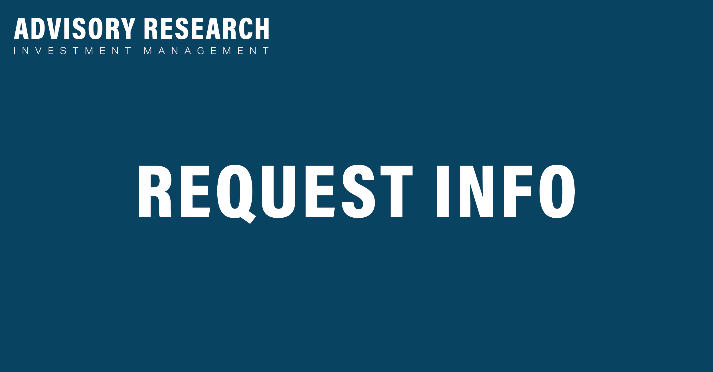 Research Advisory Advisory Research | Request Information